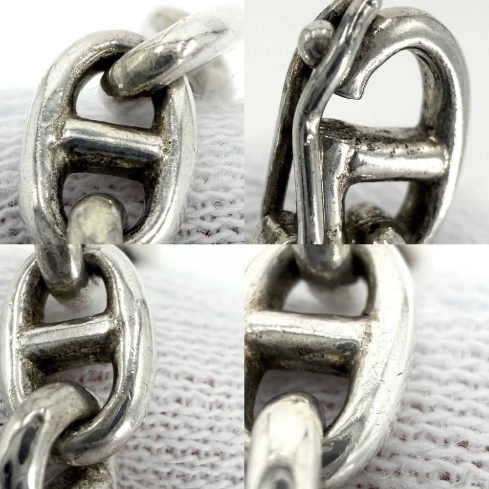 HERMES エルメス ブレスレット シェーヌダンクルTPM アクセサリー ジュエリー ヴィンテージ シルバー シルバー925 メンズ 約14.7g【中古品】