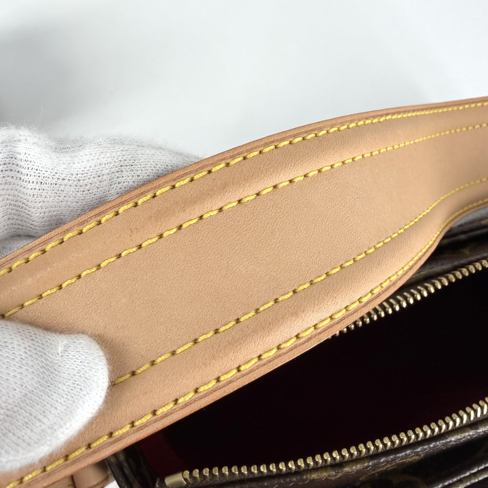 LOUIS VUITTON ルイヴィトン ショルダーバッグ モノグラム ヴィバシテGM セミショルダーバッグ M51163 ブラウン 茶 ゴールド金具 レディース【中古品】