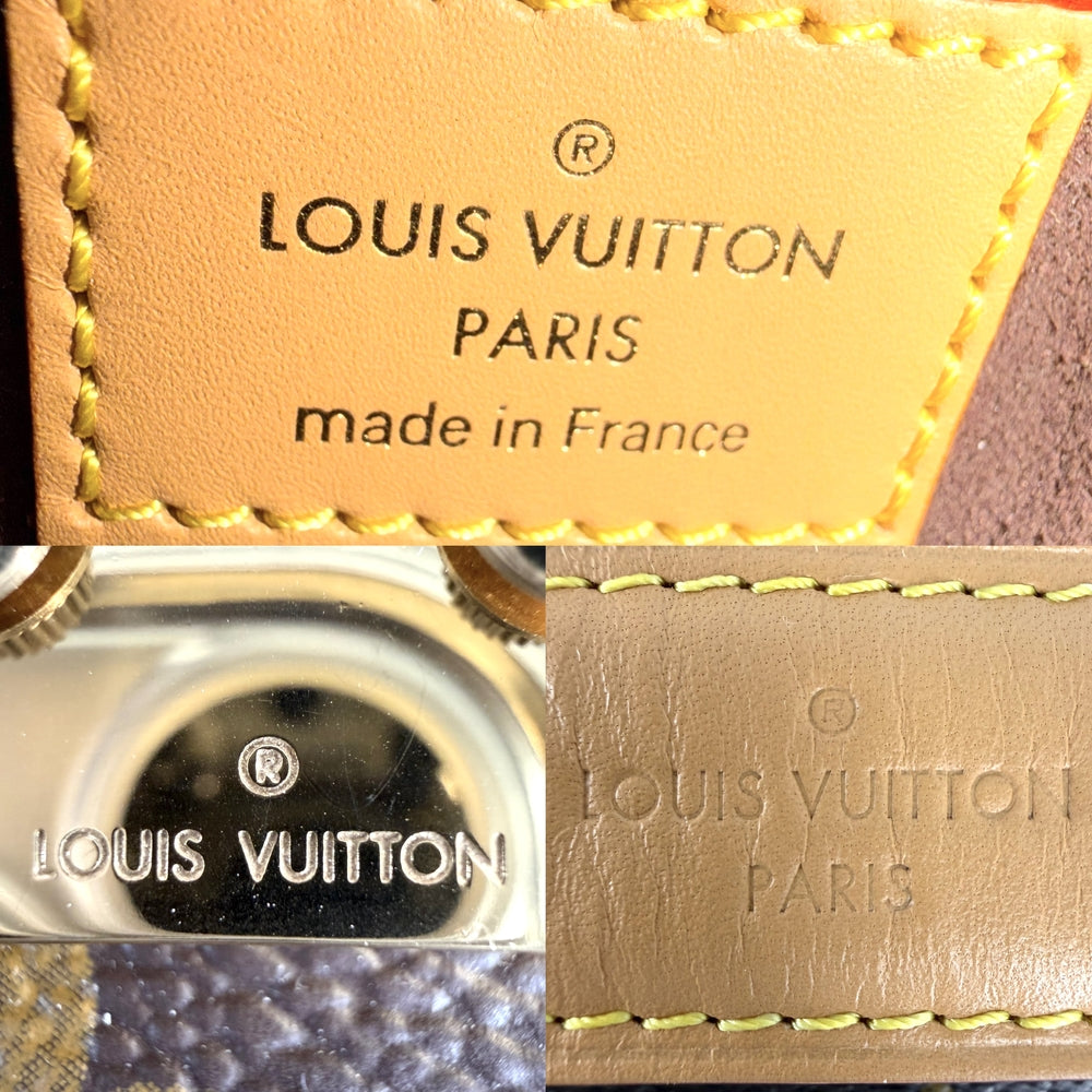 LOUIS VUITTON ルイヴィトン 2WAY モノグラム サイドトランクPM ミニハンドバッグ ショルダーバッグ M46815 モノグラムキャンバス ブラウン 茶 ゴールド金具 レディース【中古品】