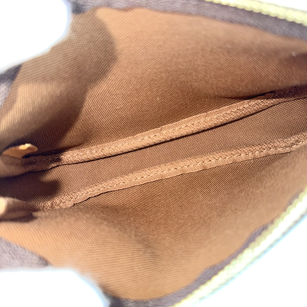 LOUIS VUITTON ルイヴィトン ハンドバッグ ミニポシェットアクセソワール アクセサリーポーチ MiniPochette Accessoires M58009 モノグラムキャンバス ブラウン 茶 ゴールド金具 レディース【中古品】