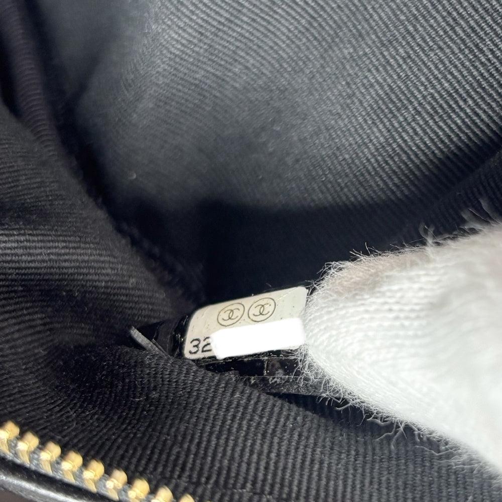 CHANEL シャネル ハンドバッグ マトラッセ ミニバッグ ポーチ ココマーク ラムスキン ブラック 黒 ゴールド金具 レディース【中古品】