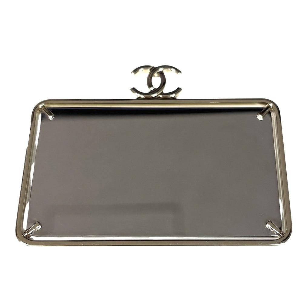 CHANEL シャネル ショルダーバッグ マトラッセ ココマーク ミニバッグ ラムスキン ブラック 黒 ゴールド金具 レディース【中古品】