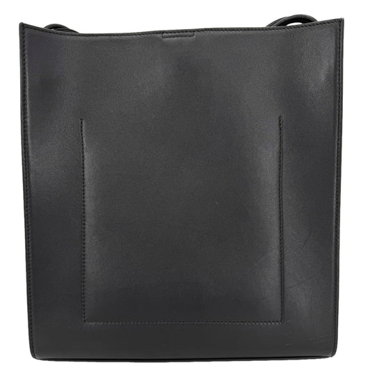 JIL SANDER ジルサンダー ショルダーバッグ タングル ミディアム TANGLE レザー ブラック 黒 シルバー金具 ユニセックス【中古品】