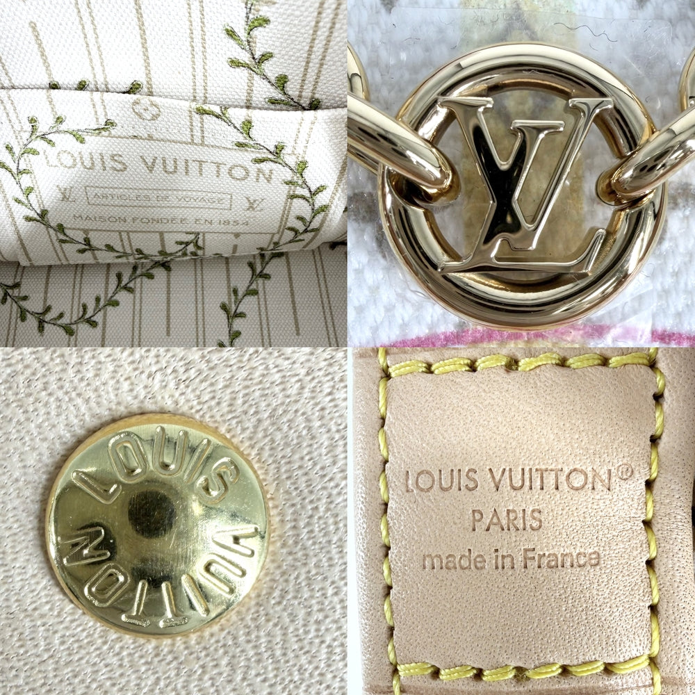 LOUIS VUITTON ルイヴィトン 2WAY LV リゾート アルマBB ショルダーバッグ ハンドバッグ ミニ モノグラム ベージュ M28672 バナナ ゴールド金具 レディース【中古品】