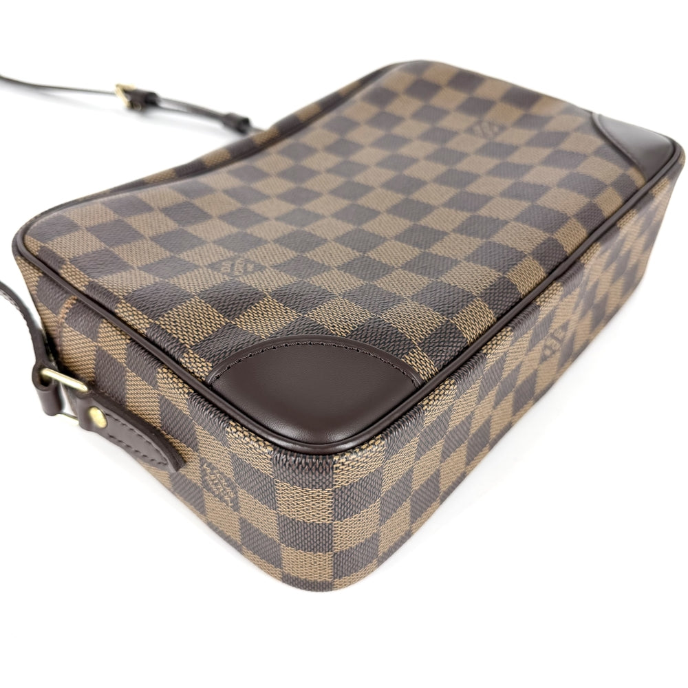 LOUIS VUITTON ルイヴィトン ショルダーバッグ トロカデロ27 スペシャルオーダー N48085 ダミエキャンバス ブラウン 茶 ゴールド金具 レディース【中古品】