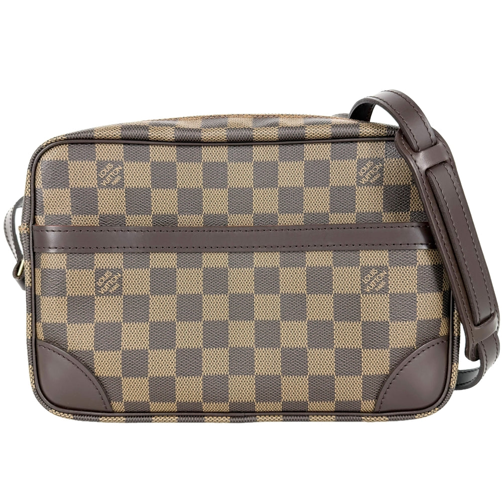 LOUIS VUITTON ルイヴィトン ショルダーバッグ トロカデロ27 スペシャルオーダー N48085 ダミエキャンバス ブラウン 茶 ゴールド金具 レディース【中古品】