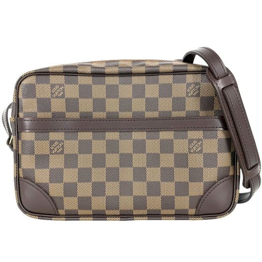 LOUIS VUITTON ルイヴィトン ショルダーバッグ トロカデロ27 スペシャルオーダー N48085 ダミエキャンバス ブラウン 茶 ゴールド金具 レディース【中古品】
