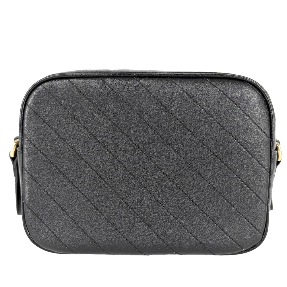 GUCCI グッチ ショルダーバッグ ブロンディ インターロッキングG 742360 レザー ブラック 黒 ゴールド金具 レディース【中古品】