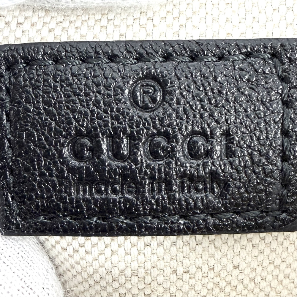 GUCCI グッチ ショルダーバッグ ブロンディ インターロッキングG 742360 レザー ブラック 黒 ゴールド金具 レディース【中古品】