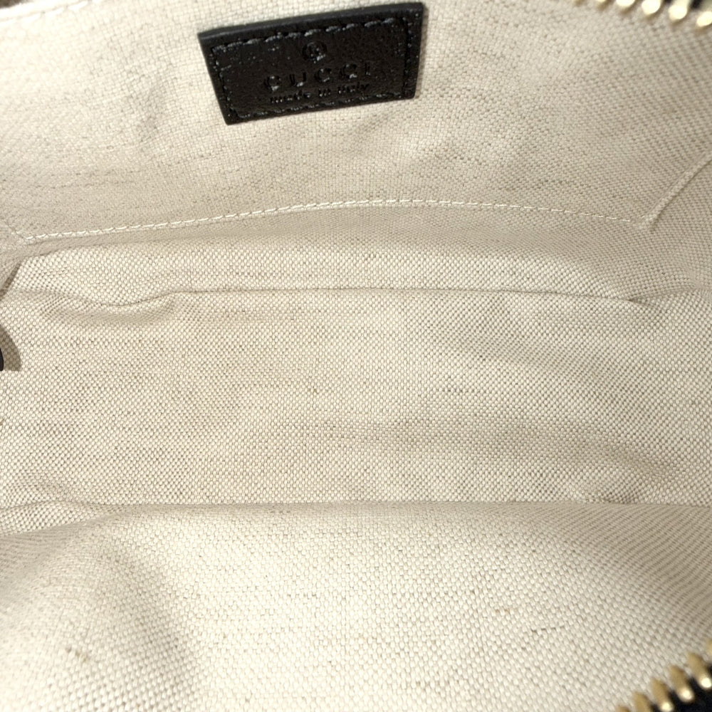GUCCI グッチ ショルダーバッグ ブロンディ インターロッキングG 742360 レザー ブラック 黒 ゴールド金具 レディース【中古品】