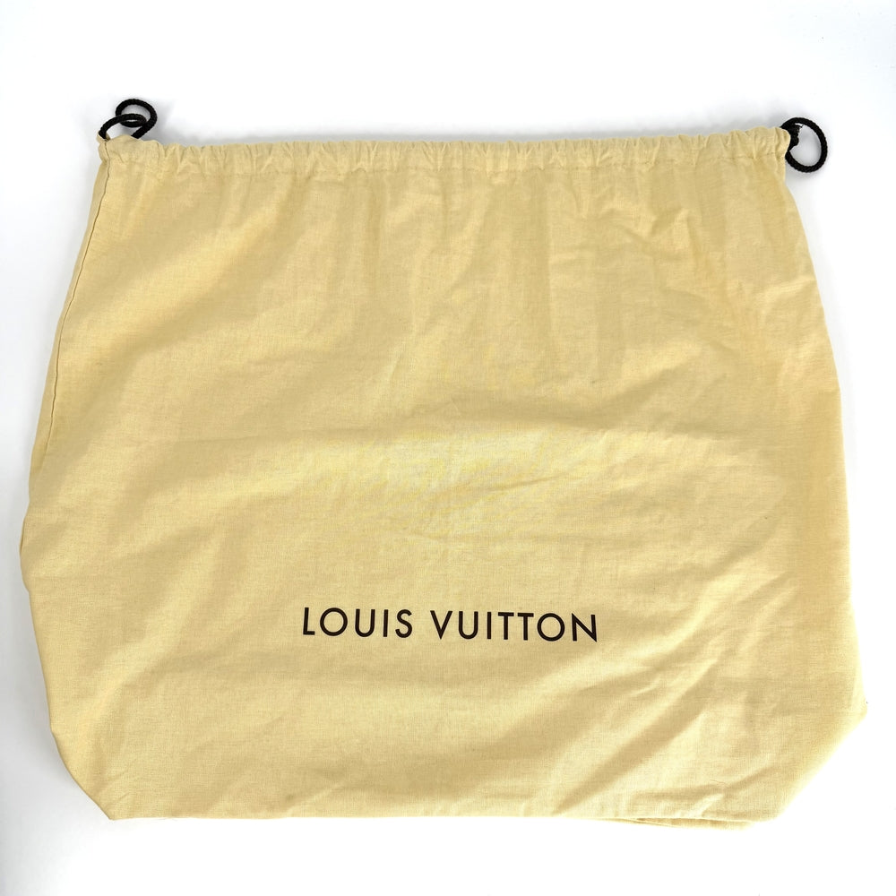 LOUIS VUITTON ルイヴィトン ショルダーバッグ ロックミーバケット M54681 レザー ネイビー 紺 レッド 赤 シルバー金具 レディース【中古品】
