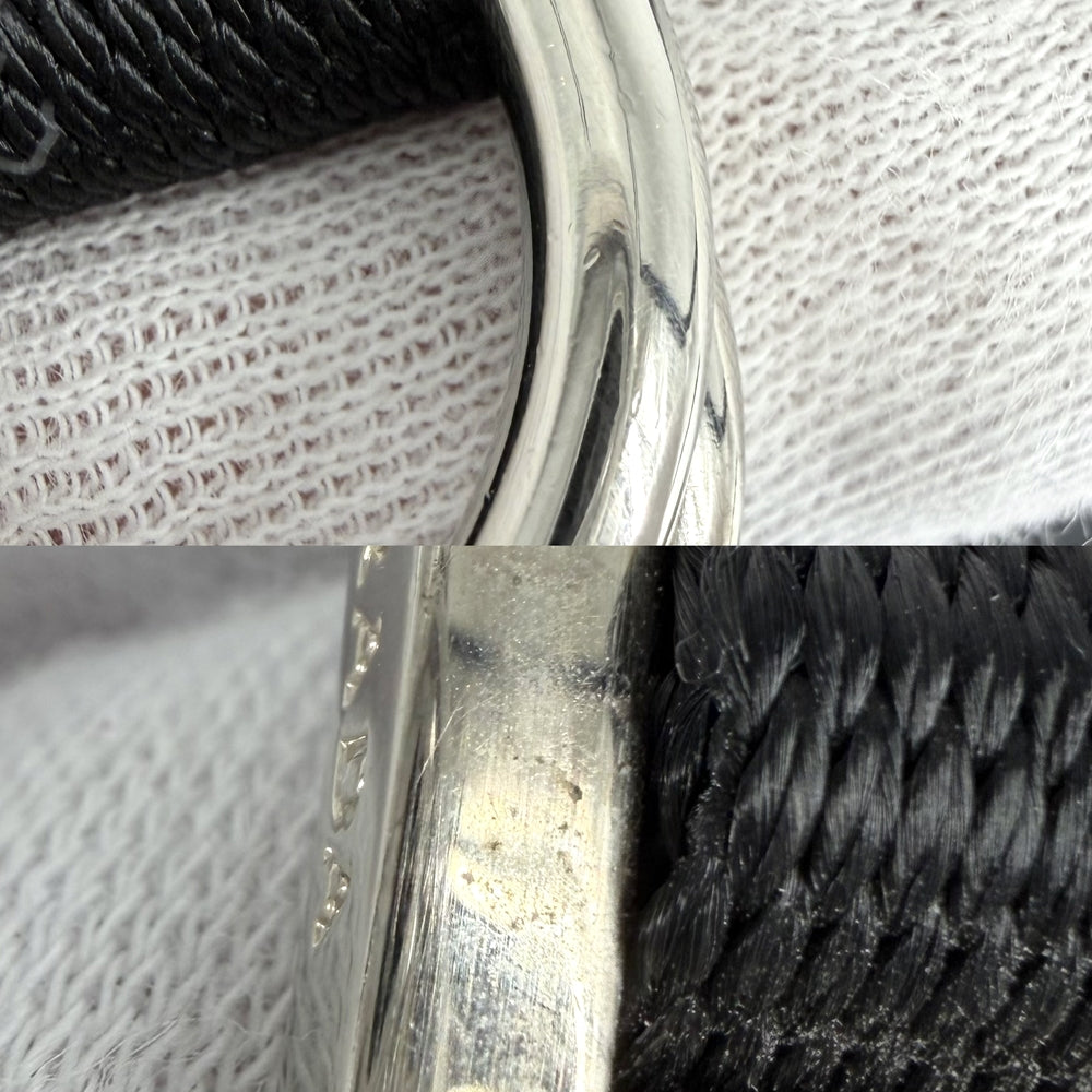 PRADA プラダ リュック トライアングルロゴ バックパック ナイロン ブラック 黒 シルバー金具 レディース【中古品】