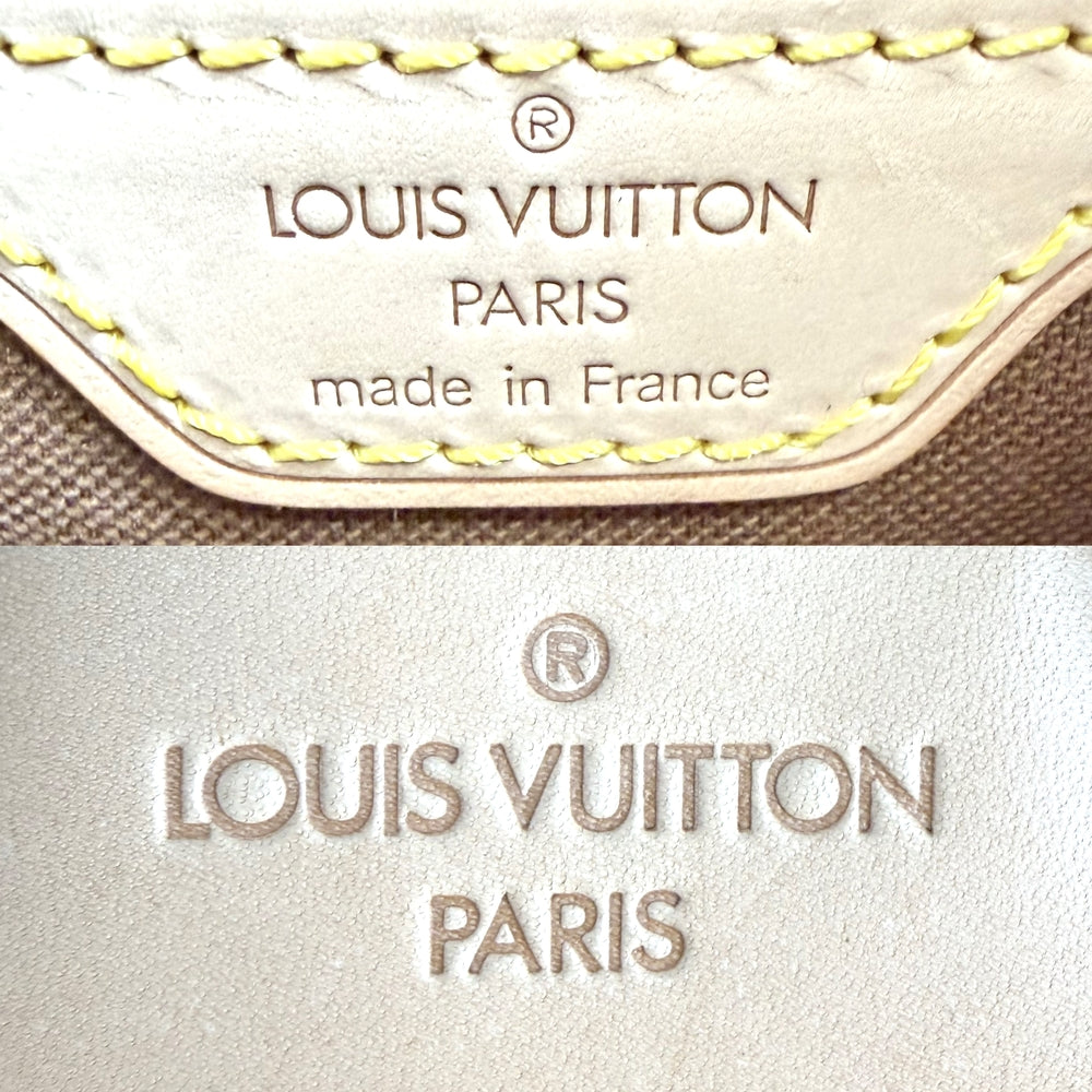 LOUIS VUITTON ルイヴィトン リュック モンスリGM バックパック M51135 モノグラムキャンバス ブラウン 茶 ゴールド金具 レディース【中古品】