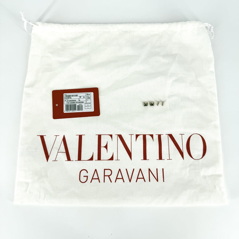 Valentino Garavani ヴァレンティノ・ガラヴァーニ ショルダーバッグ ロックスタッズ 1W2B0181VSF レザー ピンク系 ゴールド金具 レディース【中古品】