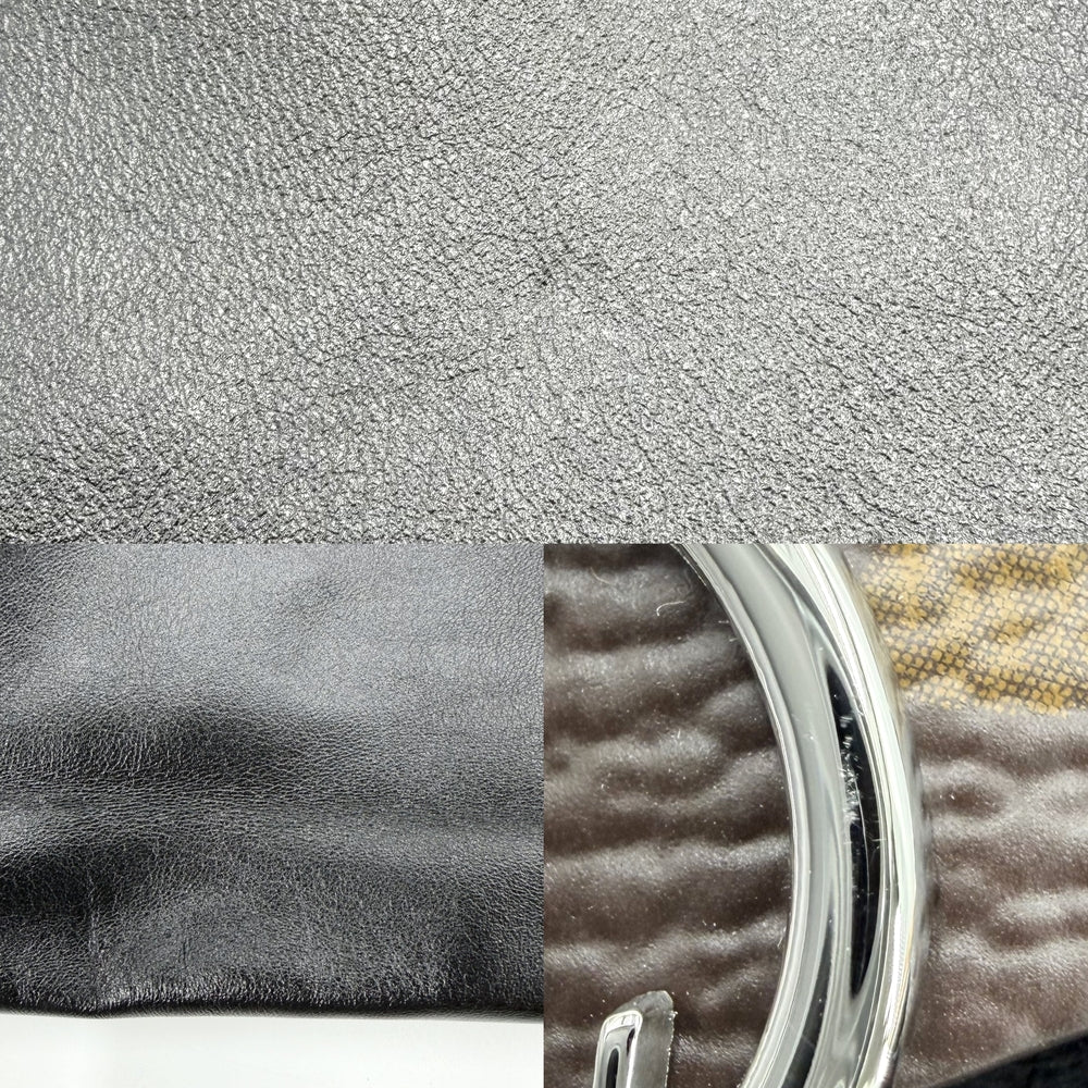 LOUIS VUITTON ルイヴィトン ショルダーバッグ モノグラム キャリーオールEW 2WAY ハンドバッグ LVバイブ M28160 レザー ブラック 黒 シルバー金具 レディース【中古品】