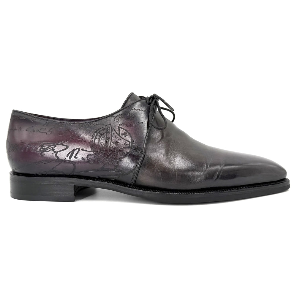 Berluti ベルルッティ ローファー デムジュール アレッサンドロ 革靴 約28cm 8.5サイズ レザー ブラウン 茶 パープル 紫
 メンズ【中古品】