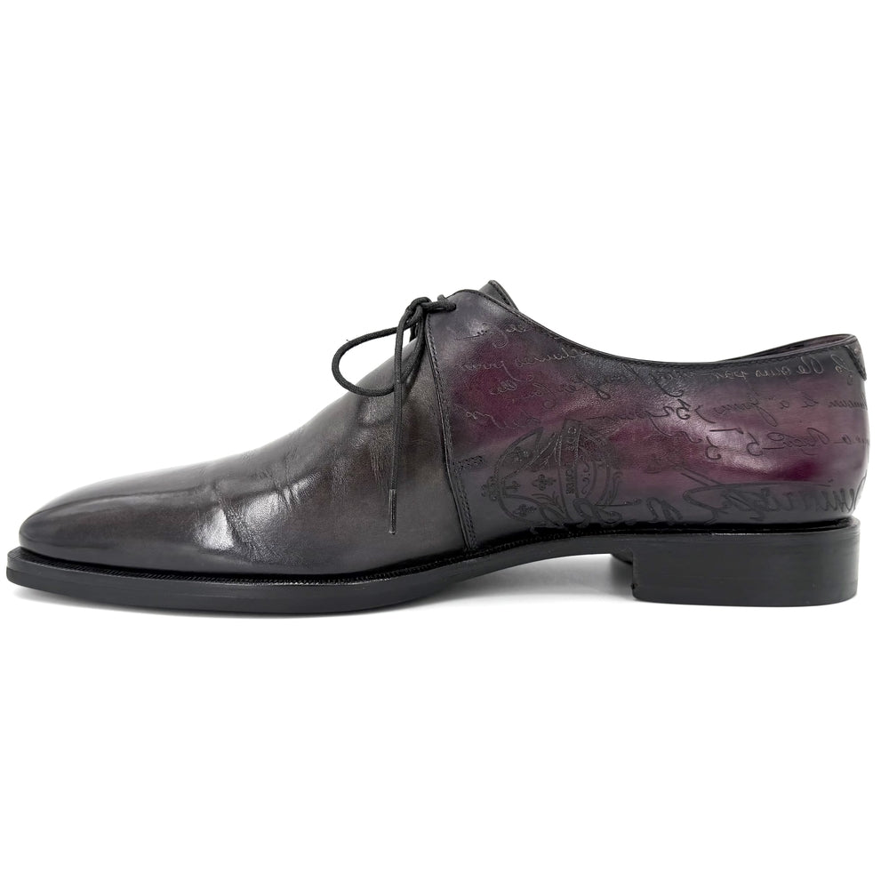Berluti ベルルッティ ローファー デムジュール アレッサンドロ 革靴 約28cm 8.5サイズ レザー ブラウン 茶 パープル 紫
 メンズ【中古品】