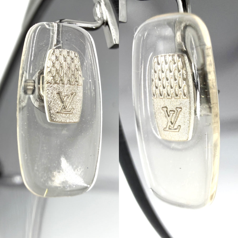 LOUIS VUITTON ルイヴィトン サングラス モノグラムエクリプス サングラス･クロックワイズ キャンバス アイウェア パイロット 眼鏡 Z1109E メタル ブラックグラデーション シルバー金具 メンズ【中古品】