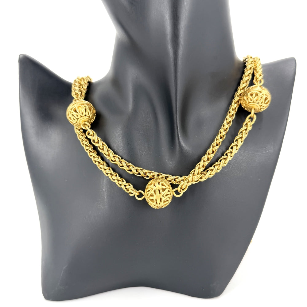 CHANEL シャネル ネックレス ココマーク ロングネックレス アクセサリー GP 95A ゴールド レディース 約200.2g 1995年【中古品】