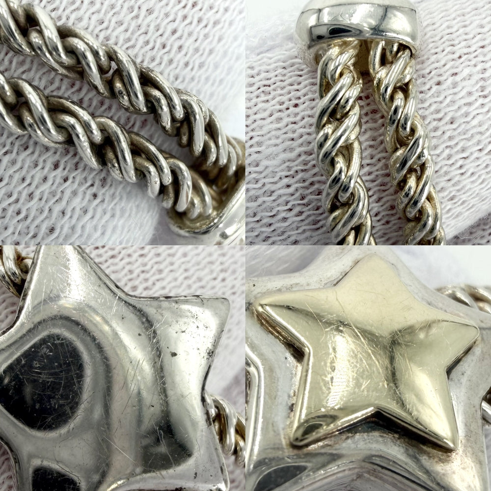 TIFFANY&Co. ティファニー ネックレス ダブルパフスター ロープ ジュエリー アクセサリー Au750 18金YG シルバー925 K18イエローゴールド レディース 約41.7g【中古品】