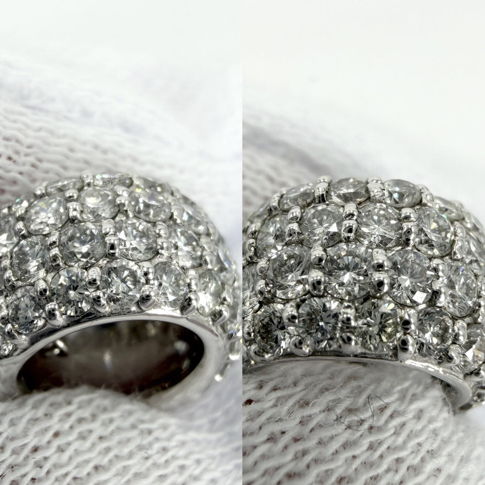 Ponte Vecchio ポンテヴェキオ ネックレス エテルノ ロトンド ジュエリー アクセサリー 18金WG Au750 K18ホワイトゴールド ダイヤモンド0.75ct レディース 約5.3g【中古品】