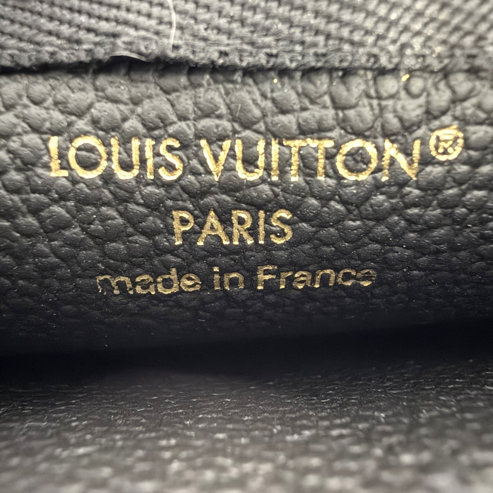 LOUIS VUITTON ルイヴィトン キーケース モノグラムアンプラント ポシェット・クレ キーリング コインケース 小銭入れ 小物 M80879 ブラック 黒 ゴールド金具 メンズ【中古品】