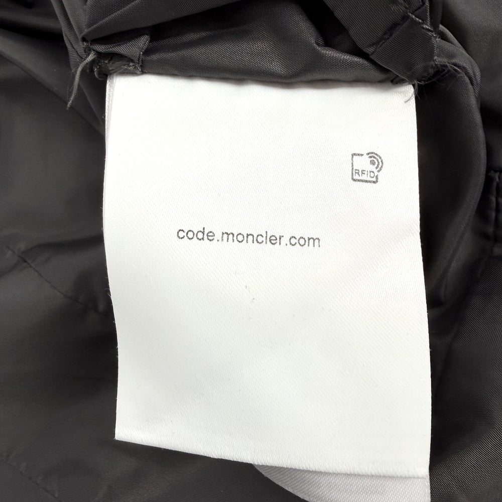 MONCLER モンクレール ダウンジャケット ACCENTEUR GIUBBOTTO ダウンコート アウター ロング アパレル 服 00サイズ グレー シルバー金具 冬 ナイロン レディース【中古品】