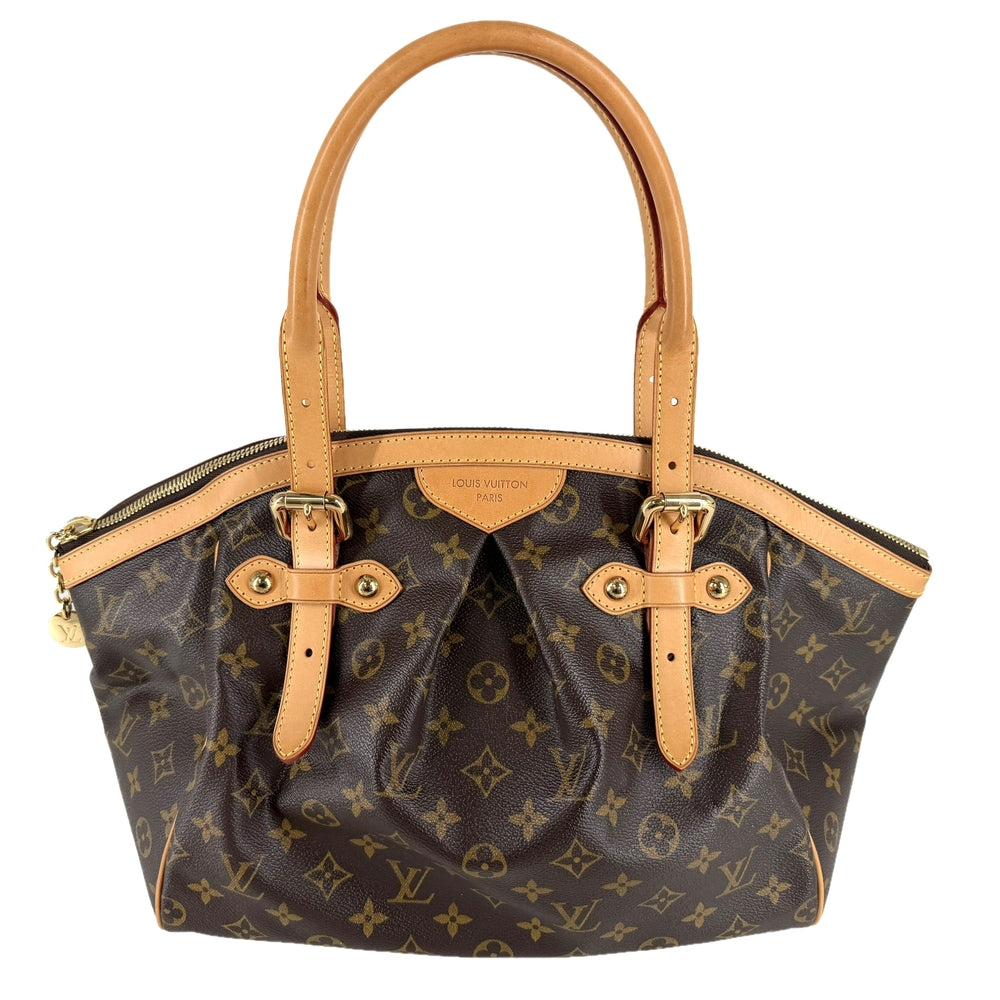 LOUIS VUITTON ルイヴィトン ハンドバッグ モノグラム ティボリGM M40144 モノグラムキャンバス ブラウン 茶 ゴールド金具 レディース【中古品】