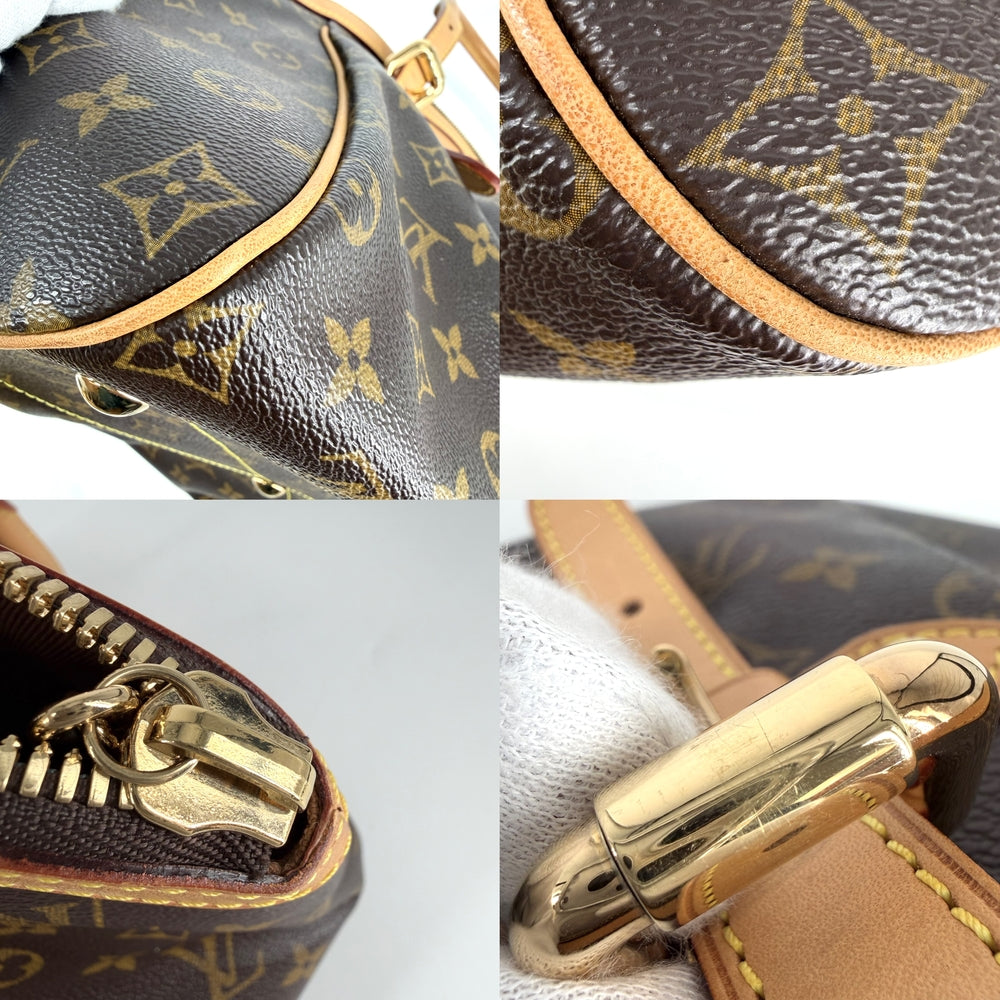 LOUIS VUITTON ルイヴィトン ハンドバッグ モノグラム ティボリGM M40144 モノグラムキャンバス ブラウン 茶 ゴールド金具 レディース【中古品】