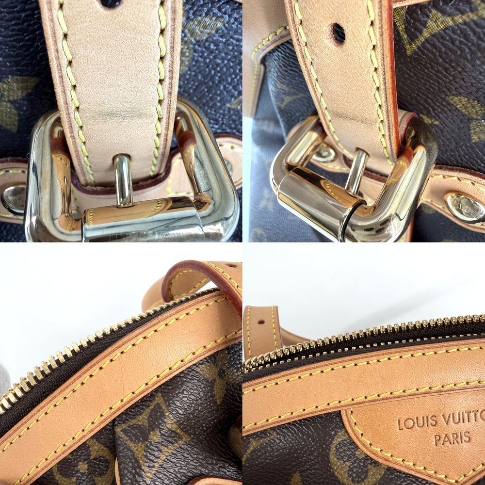 LOUIS VUITTON ルイヴィトン ハンドバッグ モノグラム ティボリGM M40144 モノグラムキャンバス ブラウン 茶 ゴールド金具 レディース【中古品】
