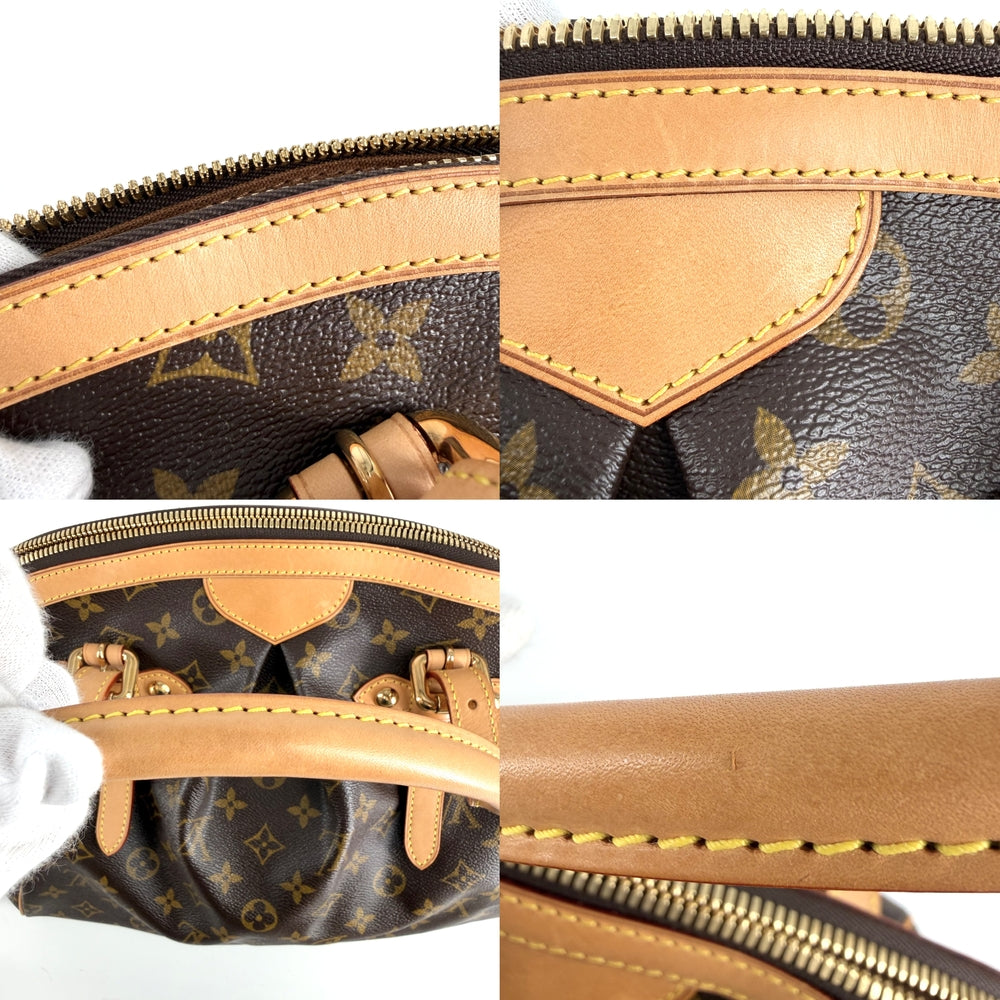 LOUIS VUITTON ルイヴィトン ハンドバッグ モノグラム ティボリGM M40144 モノグラムキャンバス ブラウン 茶 ゴールド金具 レディース【中古品】