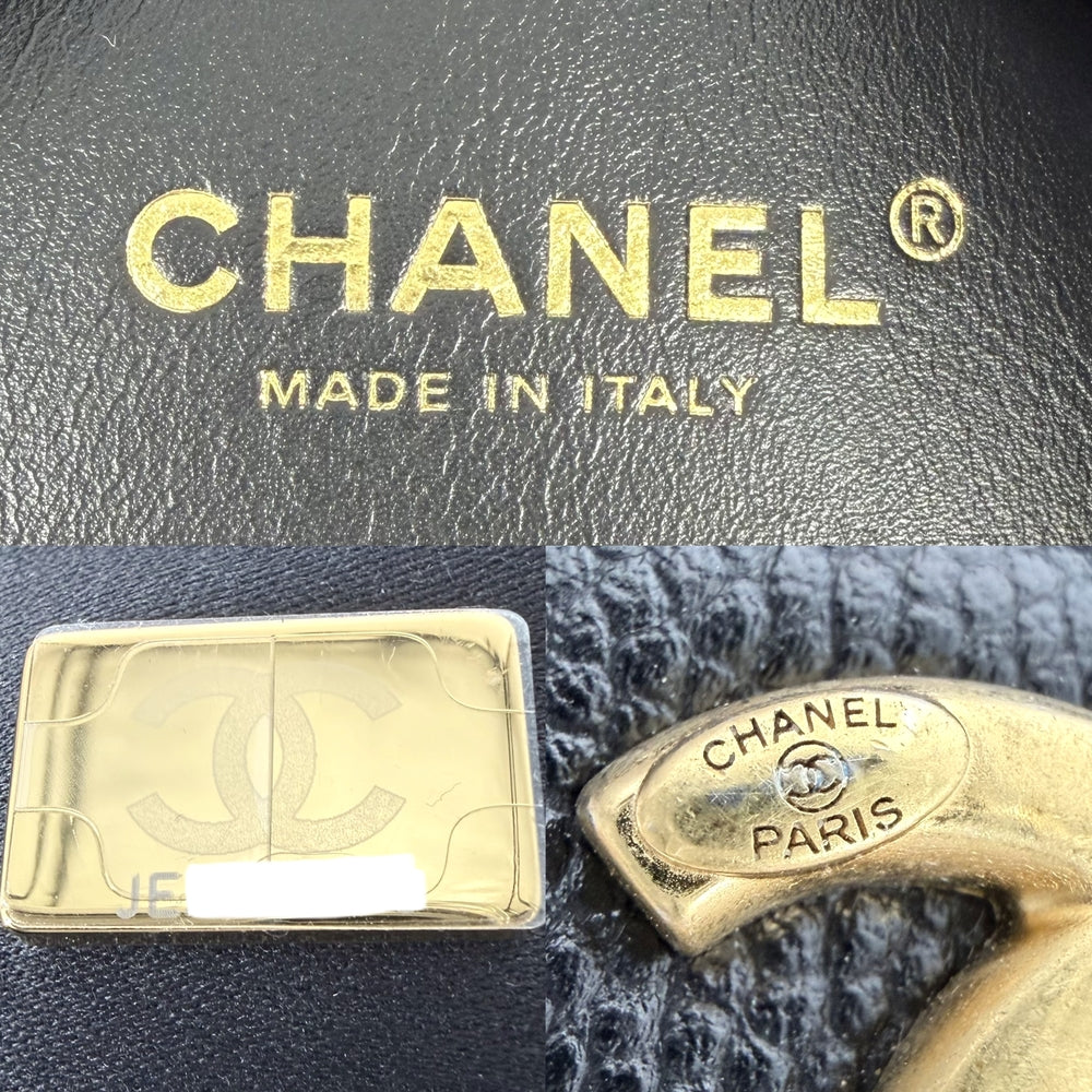CHANEL シャネル ショルダーバッグ シャネル25 ミディアムハンドバッグ チェーン ココマーク CHANEL25 グレインド カーフスキン ブラック 黒 ゴールド金具 レディース【中古品】