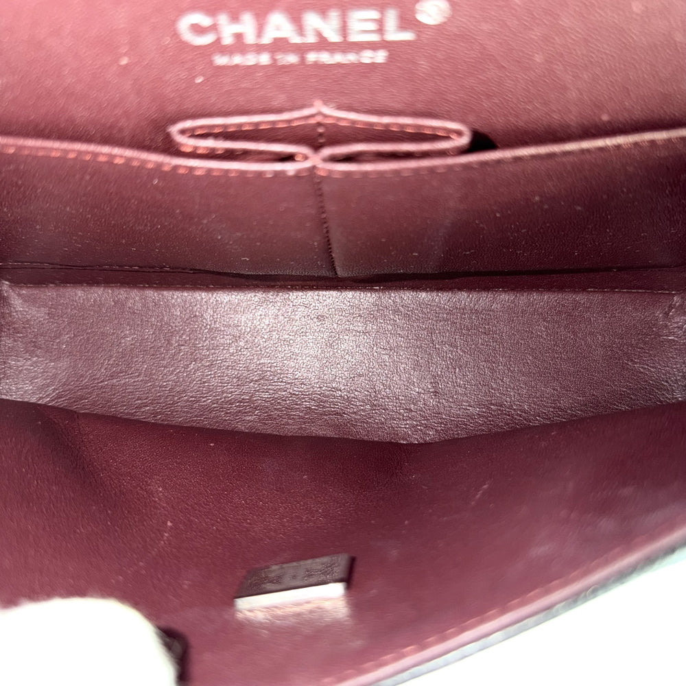 CHANEL シャネル ショルダーバッグ マトラッセ23 ダブルチェーン ダブルフラップ ココマーク ターンロック キャビアスキン ブラック 黒 シルバー金具 レディース【中古品】