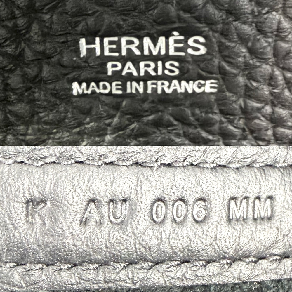 HERMES エルメス ハンドバッグ ピコタンロックPM K刻印 レザー ブラック 黒 シルバー金具 レディース 2025年【中古品】