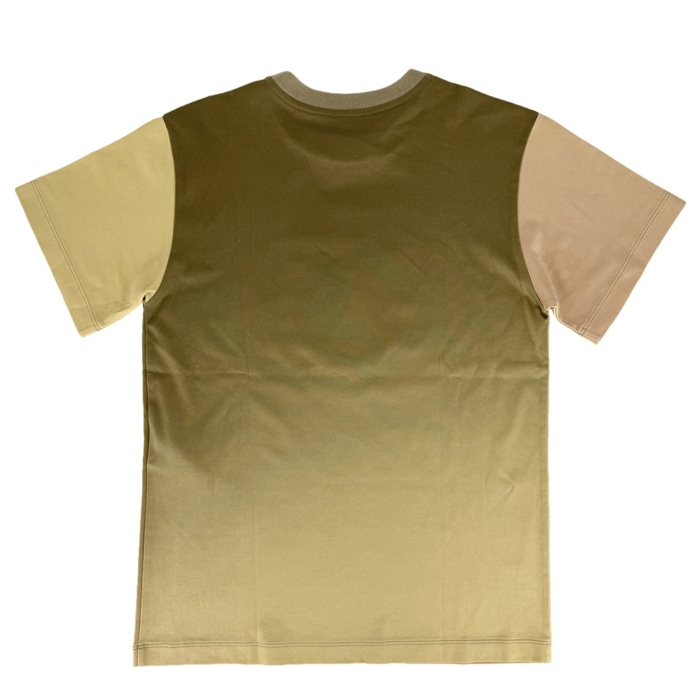 LOUIS VUITTON ルイヴィトン 半袖Ｔシャツ LVサークル グラディエント トップス アパレル 服 XS ベージュ カーキ 春 夏 コットン メンズ【中古品】