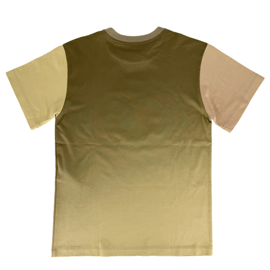 LOUIS VUITTON ルイヴィトン 半袖Ｔシャツ LVサークル グラディエント トップス アパレル 服 XS ベージュ カーキ 春 夏 コットン メンズ【中古品】