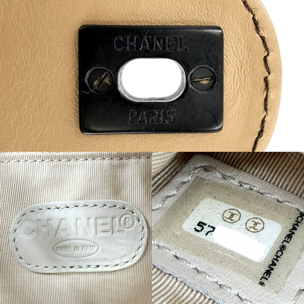 CHANEL シャネル リュック ココマーク バックパック レザー ブラウン 茶 ブラック金具 レディース【中古品】