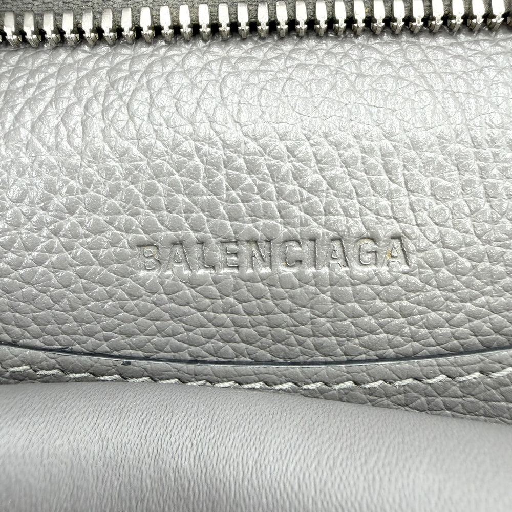 BALENCIAGA バレンシアガ 2WAY ネオクラシックシティ スモール ハンドバッグ ショルダーバッグ 638521 レザー グレー シルバー金具 レディース【中古品】