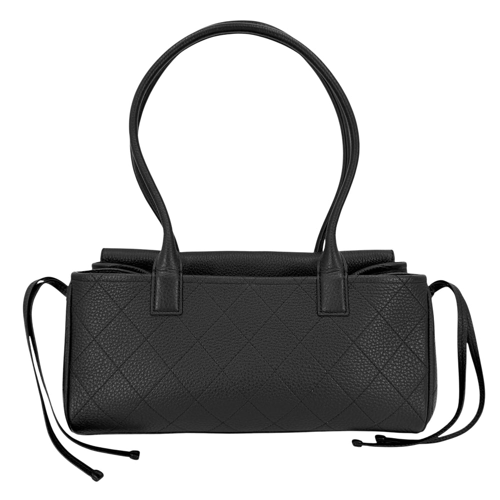 CHANEL シャネル トートバッグ スモール ショッピングバッグ ココマーク 26SS グレインド カーフスキン ブラック 黒 ゴールド金具 レディース【中古品】