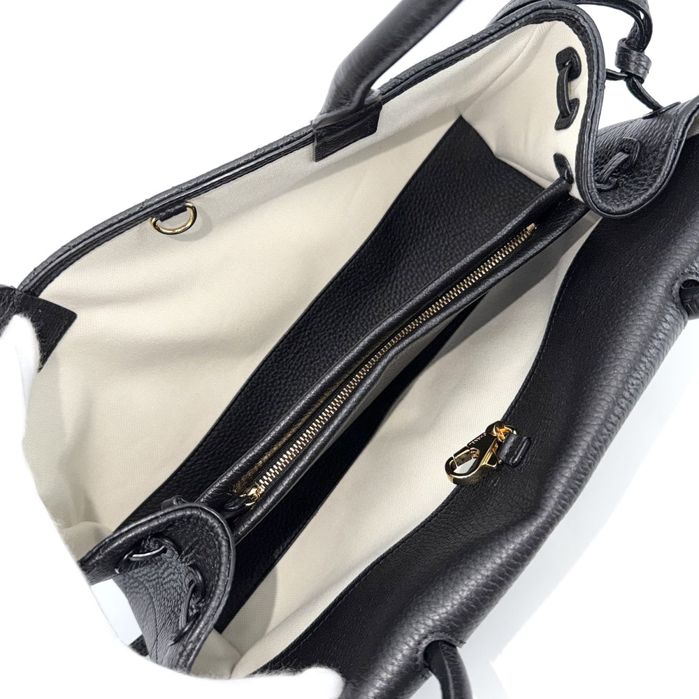 CHANEL シャネル トートバッグ スモール ショッピングバッグ ココマーク 26SS グレインド カーフスキン ブラック 黒 ゴールド金具 レディース【中古品】
