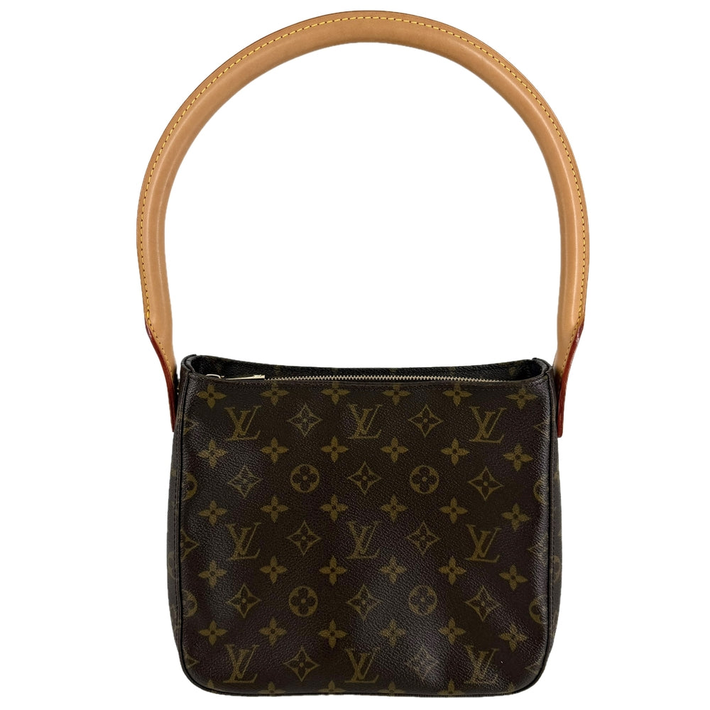 LOUIS VUITTON ルイヴィトン ショルダーバッグ ルーピングMM ワンハンドル M51146 モノグラムキャンバス ブラウン 茶 ゴールド金具 レディース【中古品】