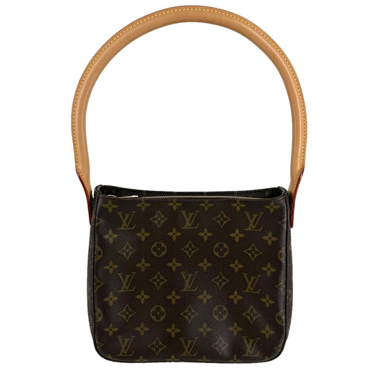 LOUIS VUITTON ルイヴィトン ショルダーバッグ ルーピングMM ワンハンドル M51146 モノグラムキャンバス ブラウン 茶 ゴールド金具 レディース【中古品】