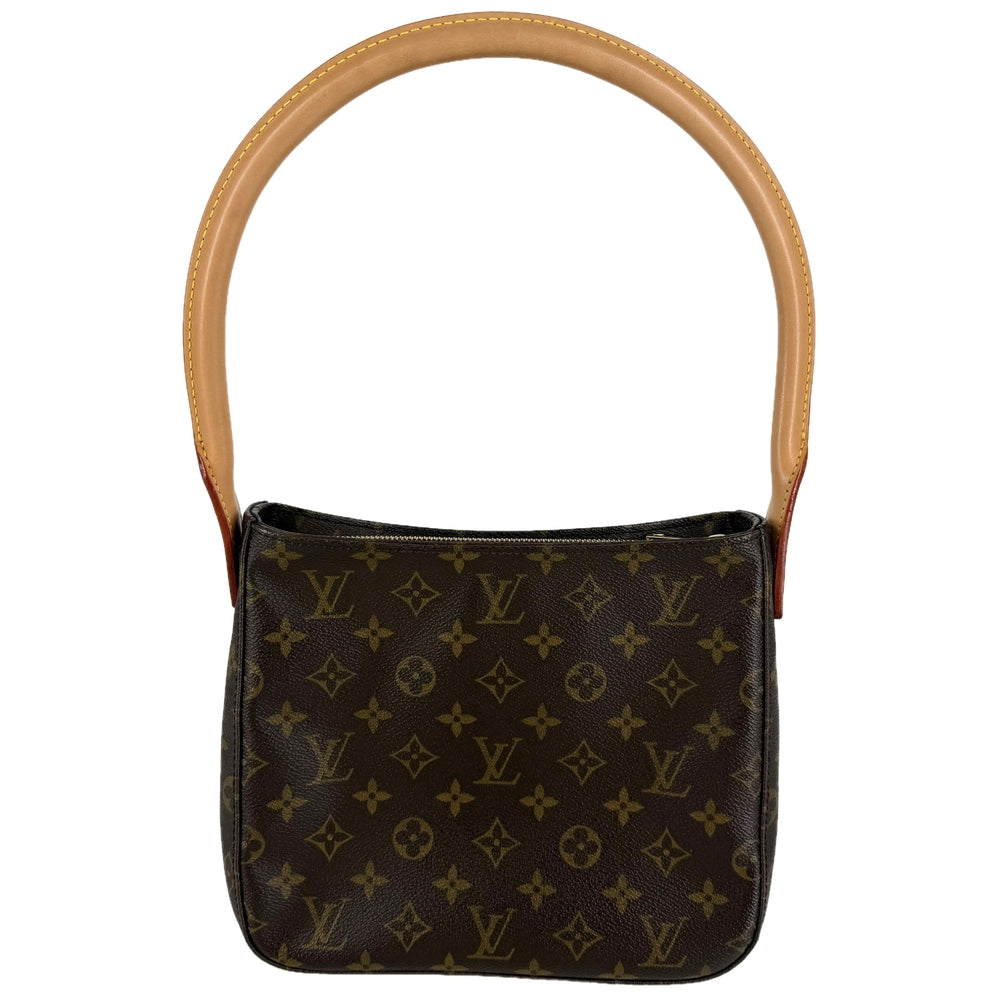 LOUIS VUITTON ルイヴィトン ショルダーバッグ ルーピングMM ワンハンドル M51146 モノグラムキャンバス ブラウン 茶 ゴールド金具 レディース【中古品】