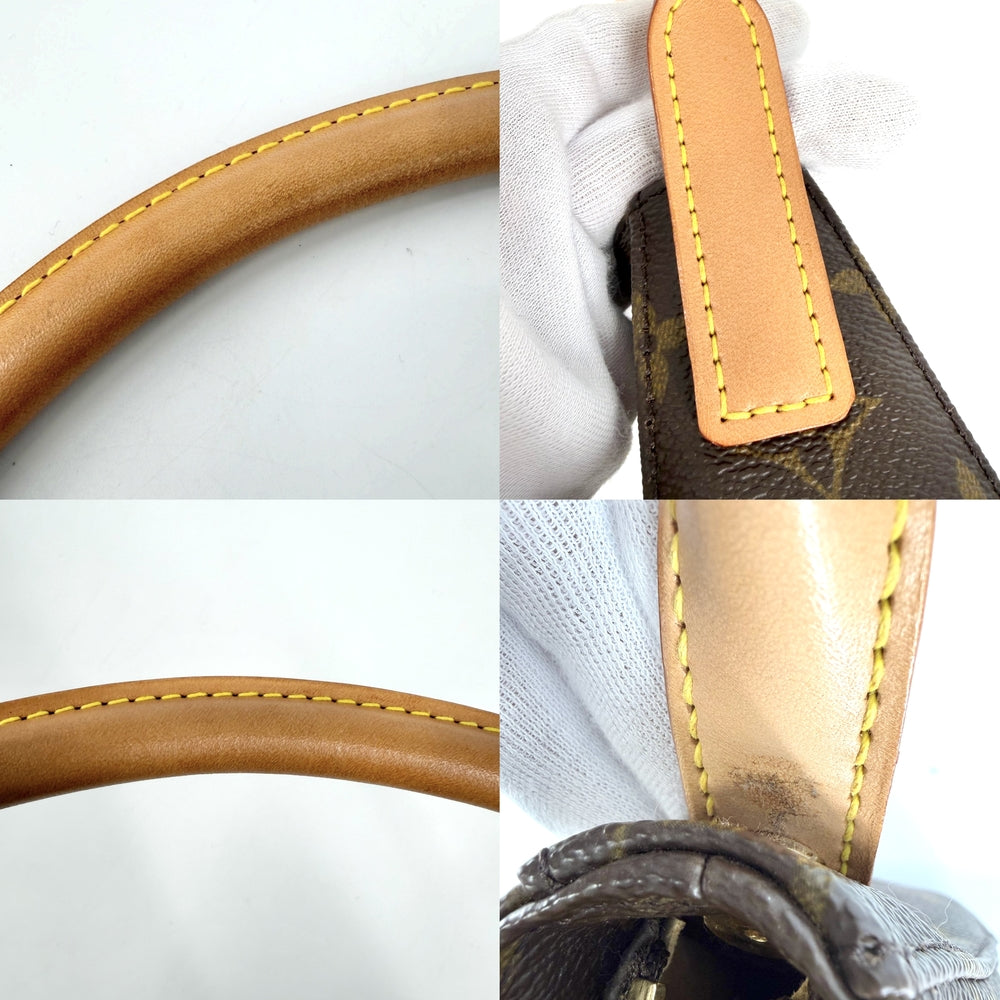 LOUIS VUITTON ルイヴィトン ショルダーバッグ ルーピングMM ワンハンドル M51146 モノグラムキャンバス ブラウン 茶 ゴールド金具 レディース【中古品】