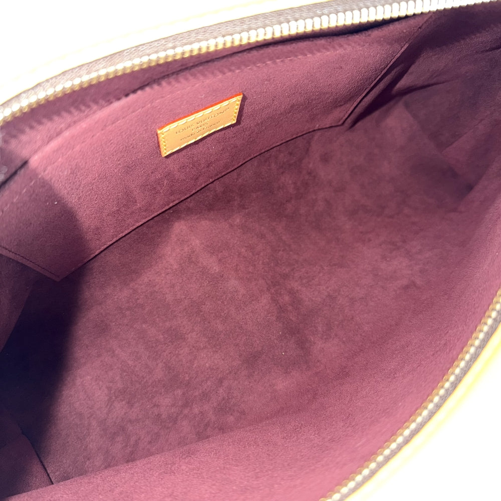 LOUIS VUITTON ルイヴィトン ショルダーバッグ キャリーオールEW M28101 モノグラムキャンバス ブラウン 茶 ゴールド金具 レディース【中古品】