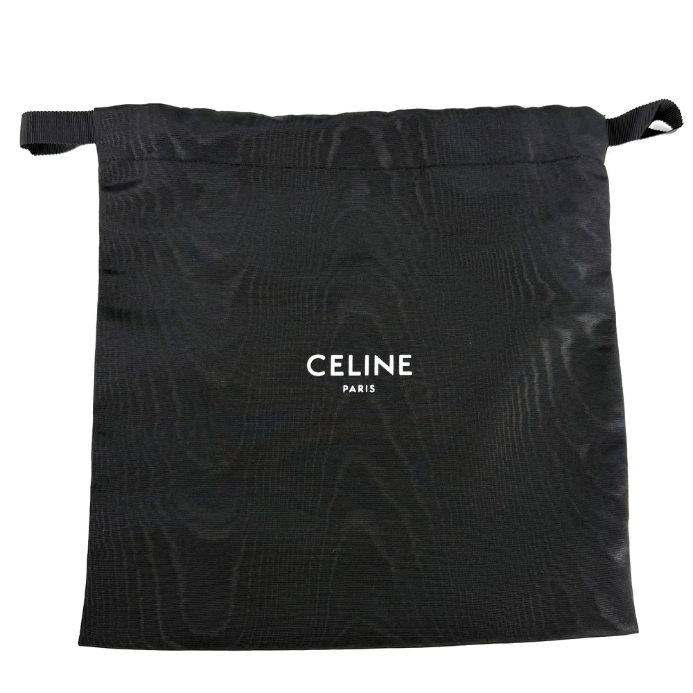 CELINE セリーヌ ショルダーバッグ ティーン トリオンフ PVCコーティングキャンバス レザー ブラウン 茶 ゴールド金具 レディース【中古品】