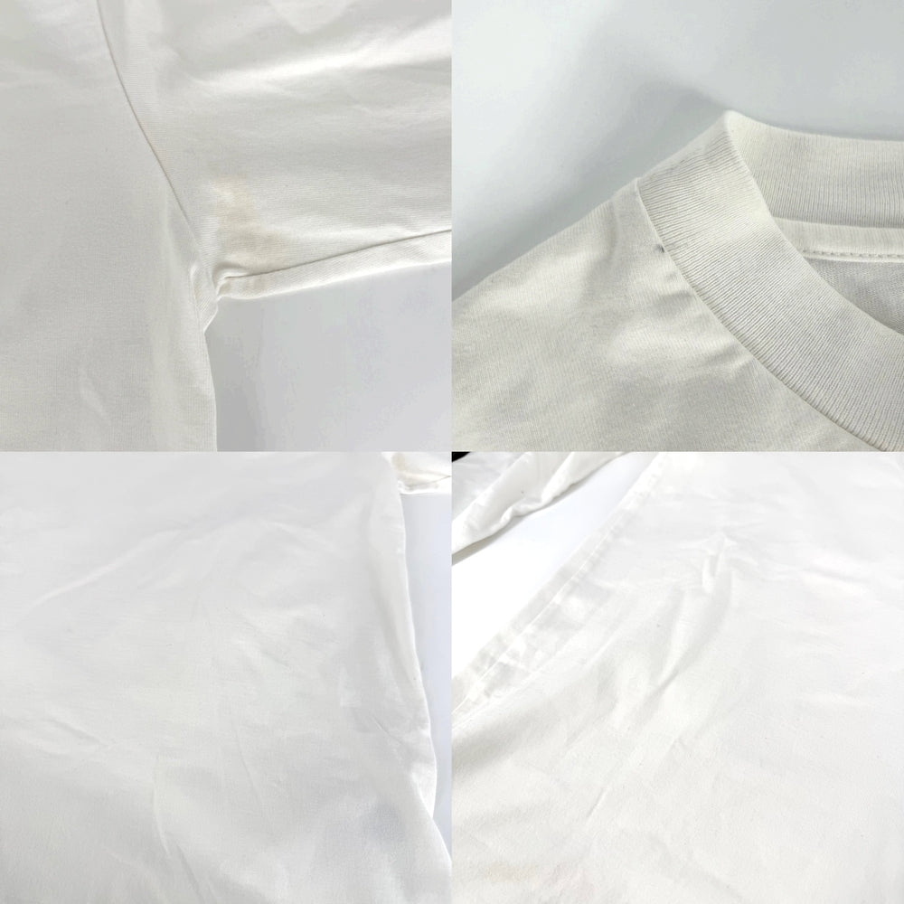 LOUIS VUITTON ルイヴィトン 長袖Ｔシャツ エンボスLVロングスリーブ トップス アパレル 服 L ホワイト 白 春 秋 コットン メンズ【中古品】