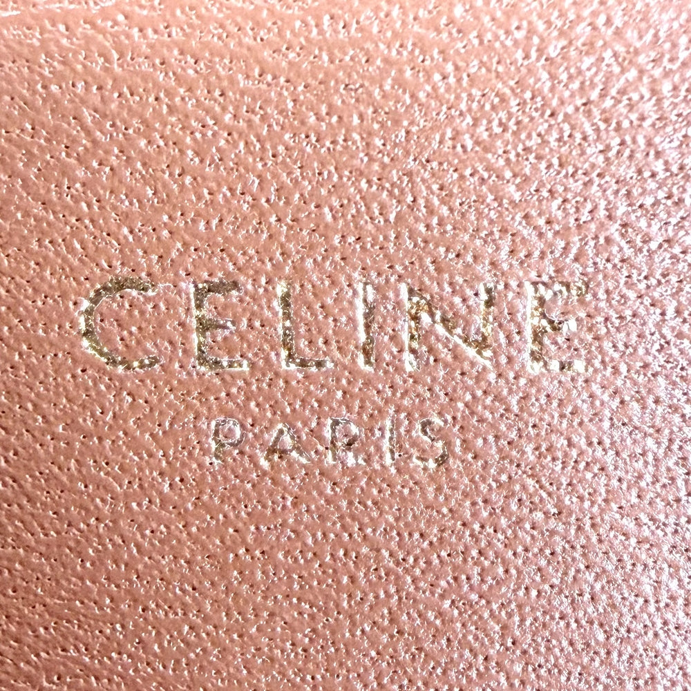 CELINE セリーヌ ショルダーバッグ クロード トリオンフ コーティングキャンバス ホワイト 白 ゴールド金具 レディース【中古品】