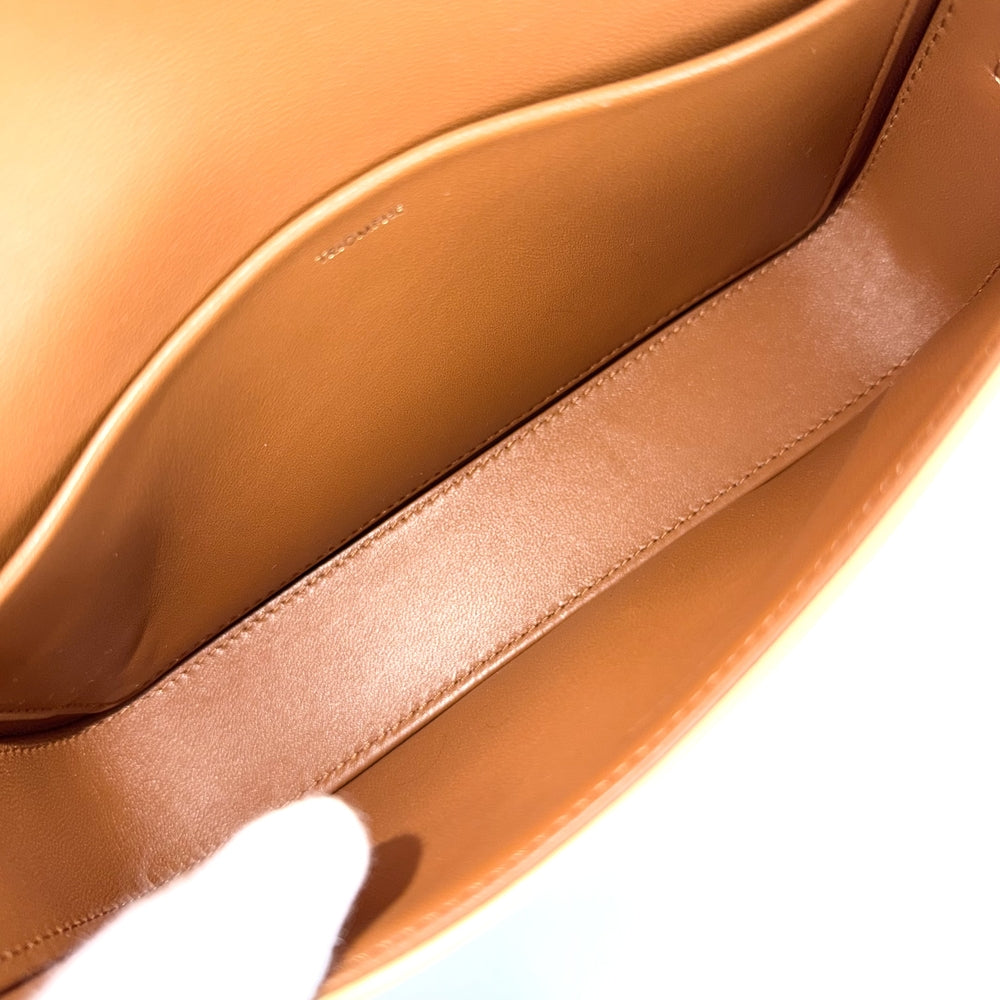 CELINE セリーヌ ショルダーバッグ クロード トリオンフ コーティングキャンバス ホワイト 白 ゴールド金具 レディース【中古品】