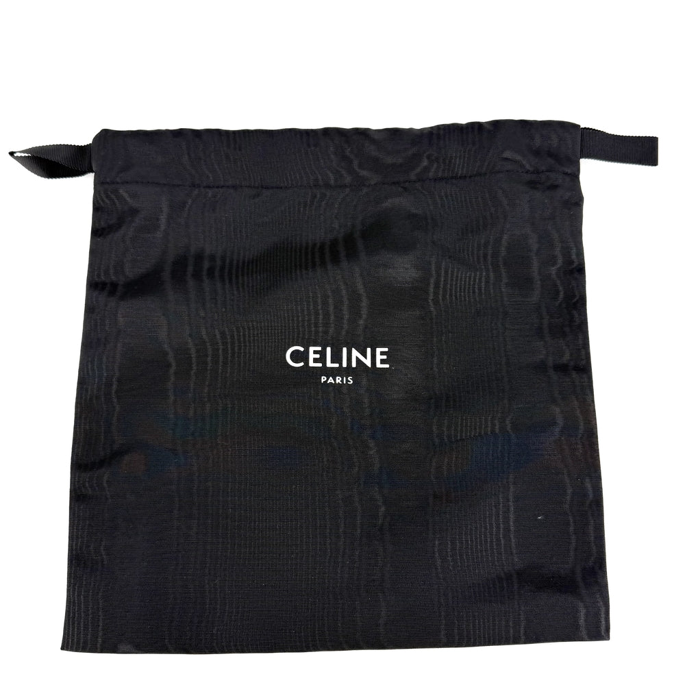CELINE セリーヌ ショルダーバッグ クロード トリオンフ コーティングキャンバス ホワイト 白 ゴールド金具 レディース【中古品】